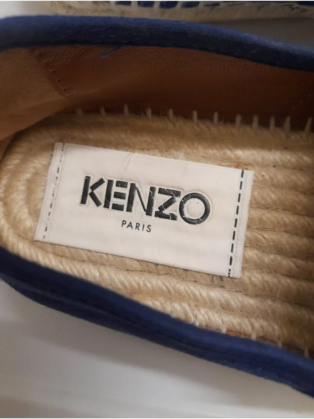 Kenzo Paris Navy Tiger Espadrilles